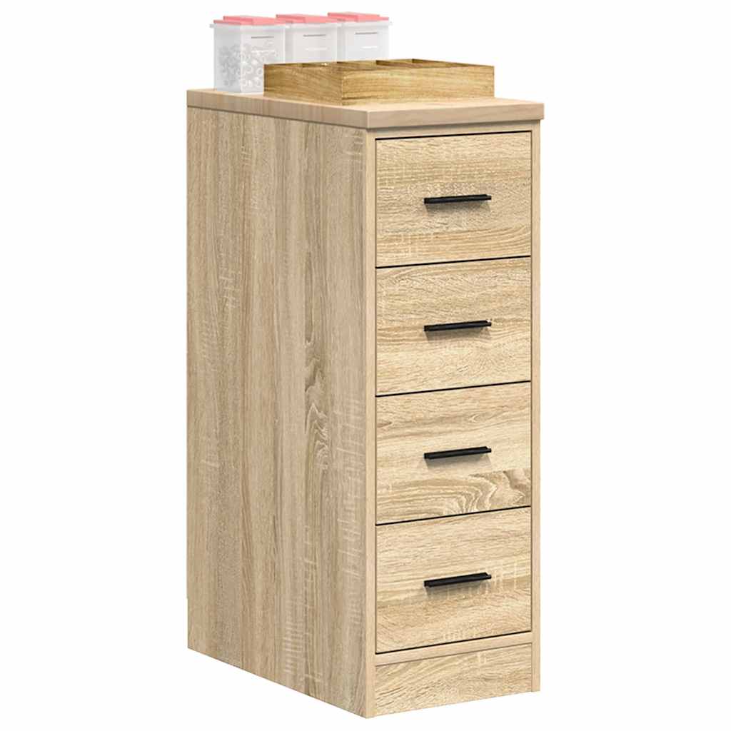 Garage Storage Cabinet Sonoma Oak 30x51x85 cm Solid Wood Pine
