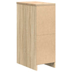 Garage Storage Cabinet Sonoma Oak 30x51x85 cm Solid Wood Pine