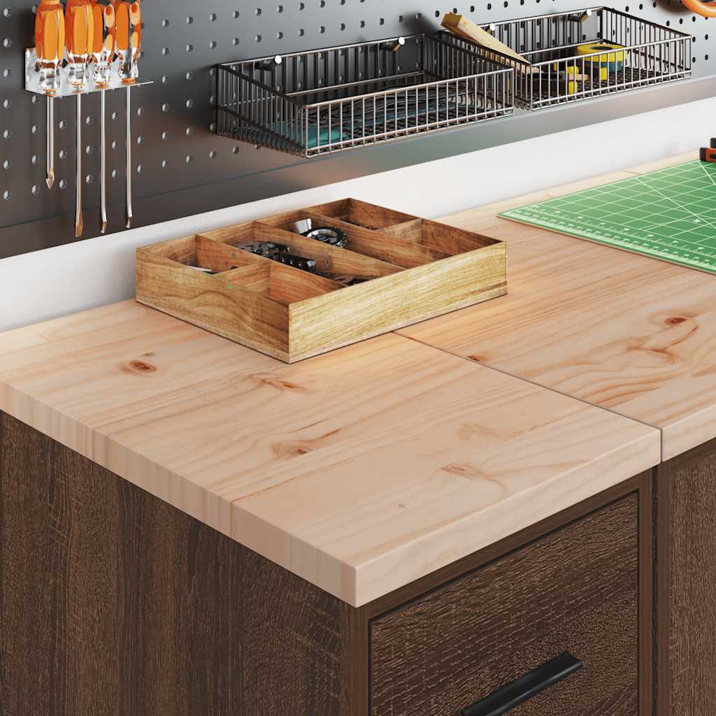 Garage Storage Cabinet Brown Oak 30x51x85 cm Solid Wood Pine