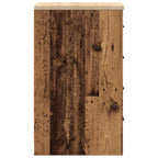 Garage Storage Cabinet Old Wood 30x51x85 cm Solid Wood Pine