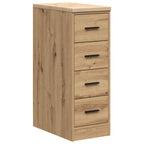 Garage Storage Cabinet Artisan Oak 30x51x85 cm Solid Wood Pine