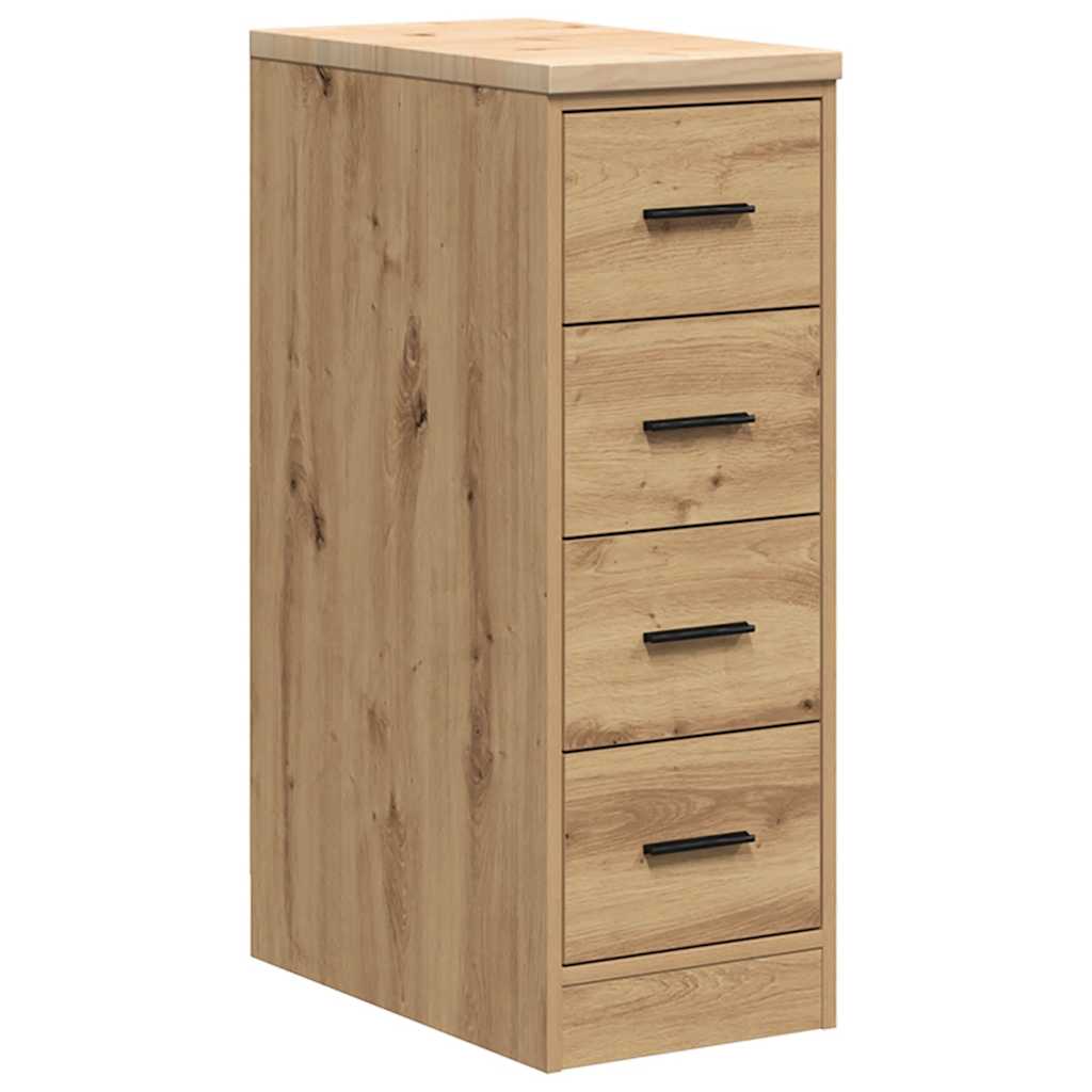Garage Storage Cabinet Artisan Oak 30x51x85 cm Solid Wood Pine