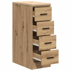 Garage Storage Cabinet Artisan Oak 30x51x85 cm Solid Wood Pine