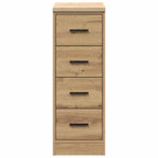 Garage Storage Cabinet Artisan Oak 30x51x85 cm Solid Wood Pine