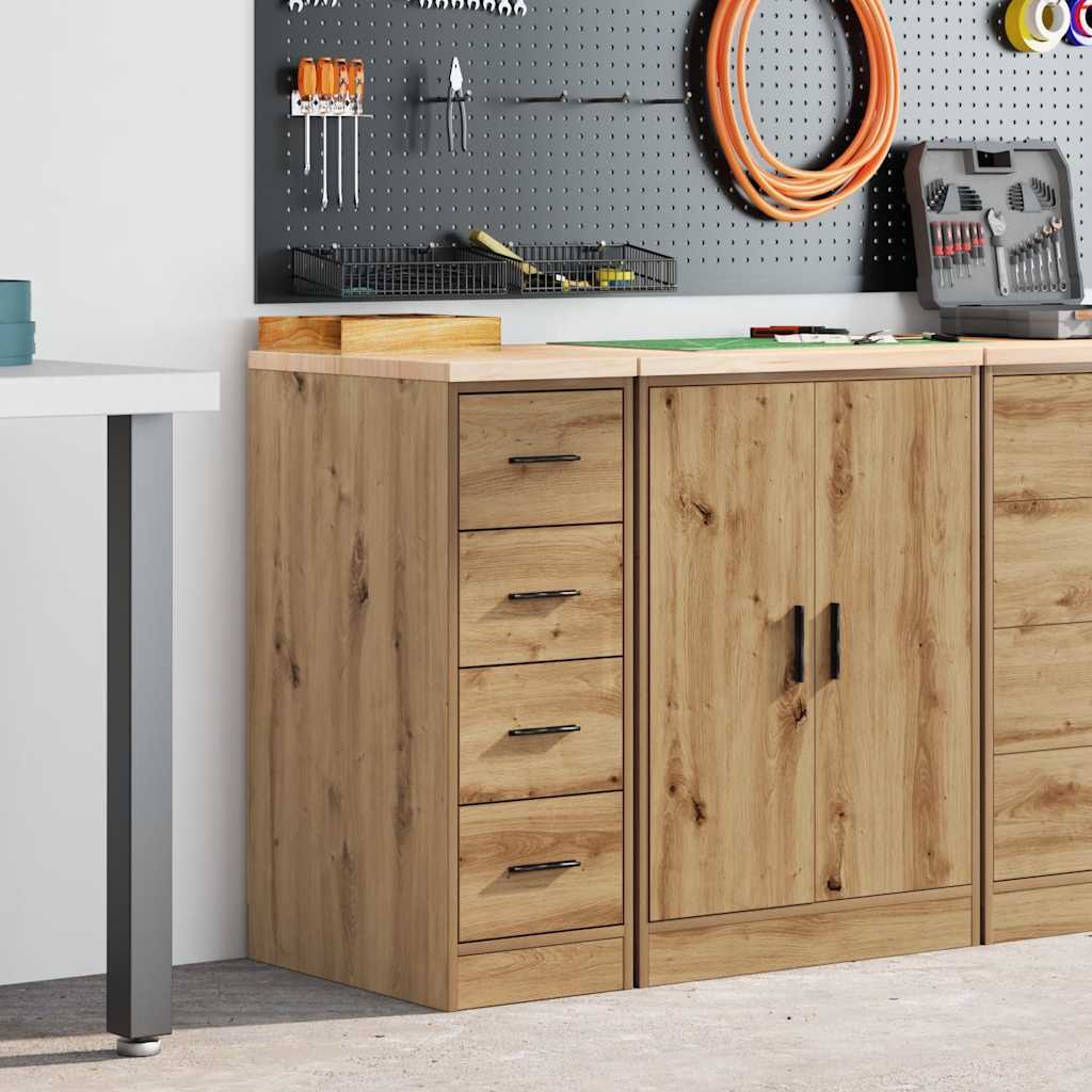 Garage Storage Cabinet Solid Wood Pine