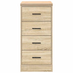 Garage Storage Cabinet Sonoma Oak 40x51x85 cm Solid Wood Pine