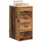 Garage Storage Cabinet Old Wood 40x51x85 cm Solid Wood Pine