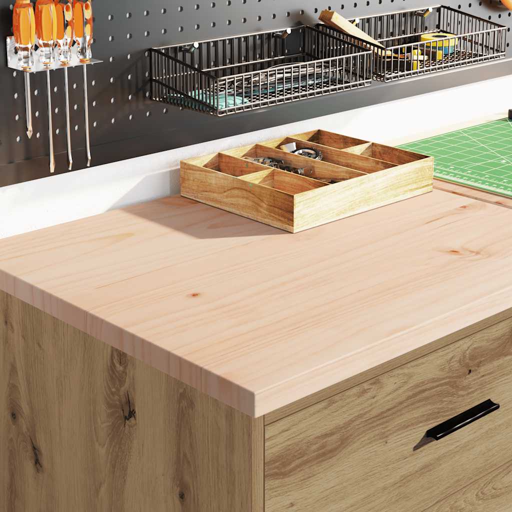 Garage Storage Cabinet Artisan Oak 60x51x85 cm Solid Wood Pine