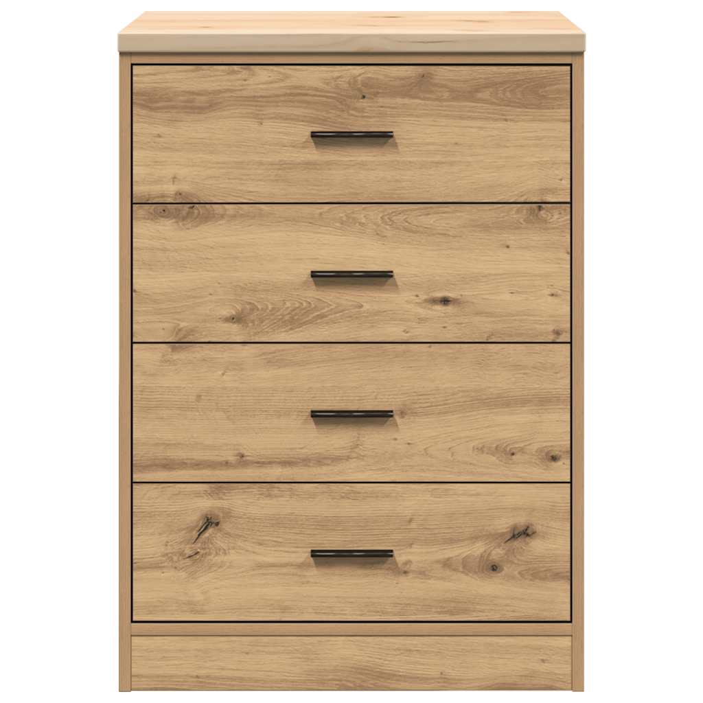 Garage Storage Cabinet Artisan Oak 60x51x85 cm Solid Wood Pine