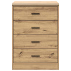Garage Storage Cabinet Artisan Oak 60x51x85 cm Solid Wood Pine
