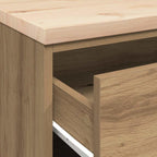 Garage Storage Cabinet Artisan Oak 60x51x85 cm Solid Wood Pine