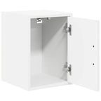 Garage Wall Cabinets 2 pcs White Engineered Wood