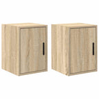 Garage Wall Cabinets 2 pcs Sonoma Oak Engineered Wood