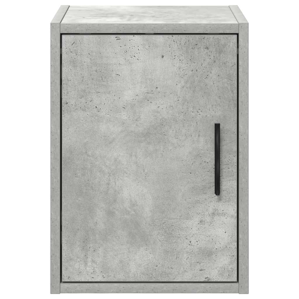 Garage Wall Cabinets 2 pcs Concrete Grey Engineered Wood
