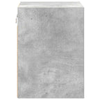 Garage Wall Cabinets 2 pcs Concrete Grey Engineered Wood
