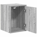 Garage Wall Cabinets 2 pcs Grey Sonoma Engineered Wood