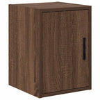 Garage Wall Cabinet Brown Oak Engineered Wood