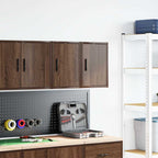 Garage Wall Cabinets 2 pcs Brown Oak Engineered Wood