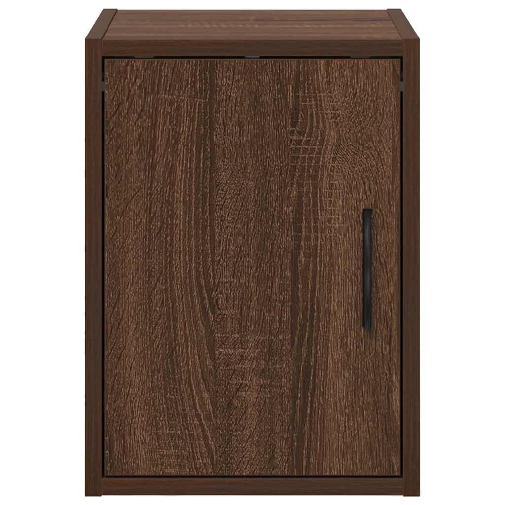 Garage Wall Cabinets 2 pcs Brown Oak Engineered Wood