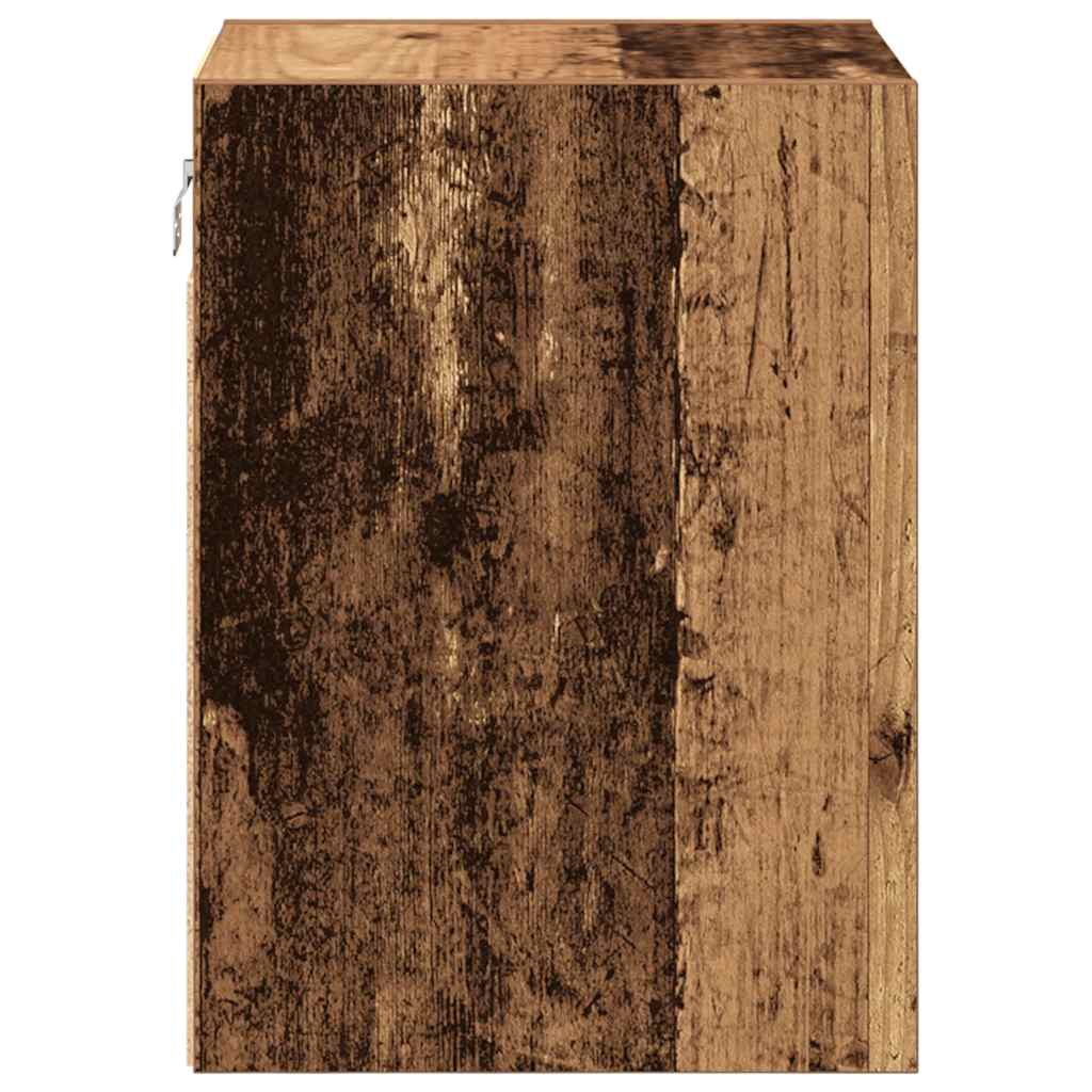 Garage Wall Cabinet Old Wood Engineered Wood