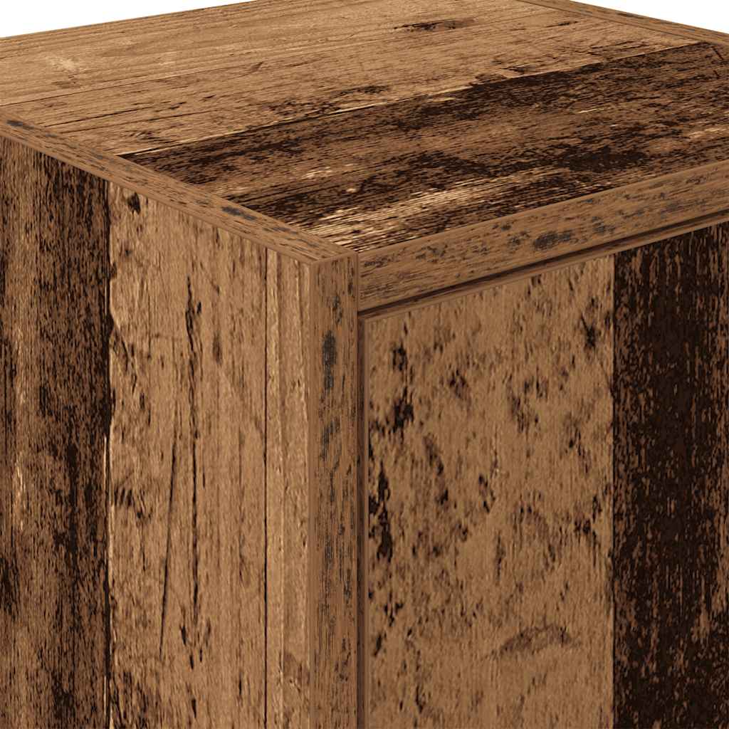 Garage Wall Cabinets 2 pcs Old Wood Engineered Wood