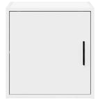 Garage Wall Cabinet White Engineered Wood