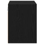 Garage Wall Cabinets 2 pcs Black Engineered Wood