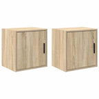 Garage Wall Cabinets 2 pcs Sonoma Oak Engineered Wood