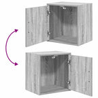 Garage Wall Cabinet Grey Sonoma Engineered Wood