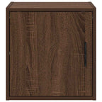 Garage Wall Cabinets 2 pcs Brown Oak Engineered Wood