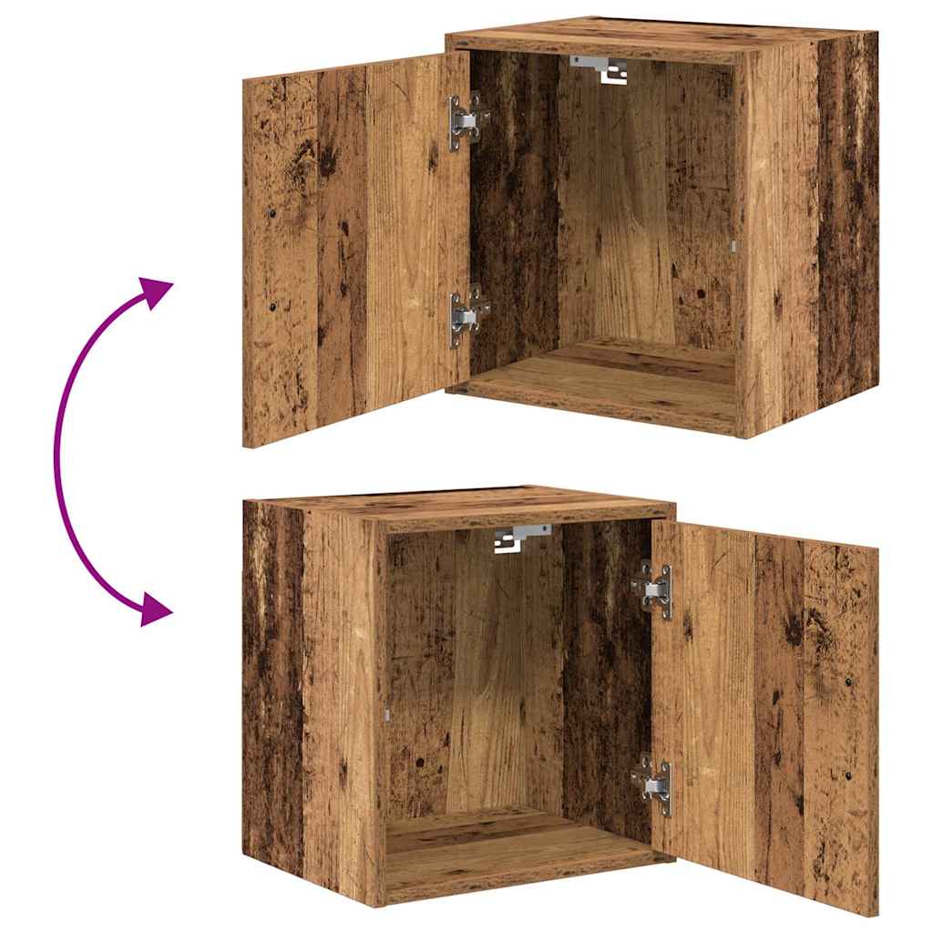 Garage Wall Cabinet Old Wood Engineered Wood