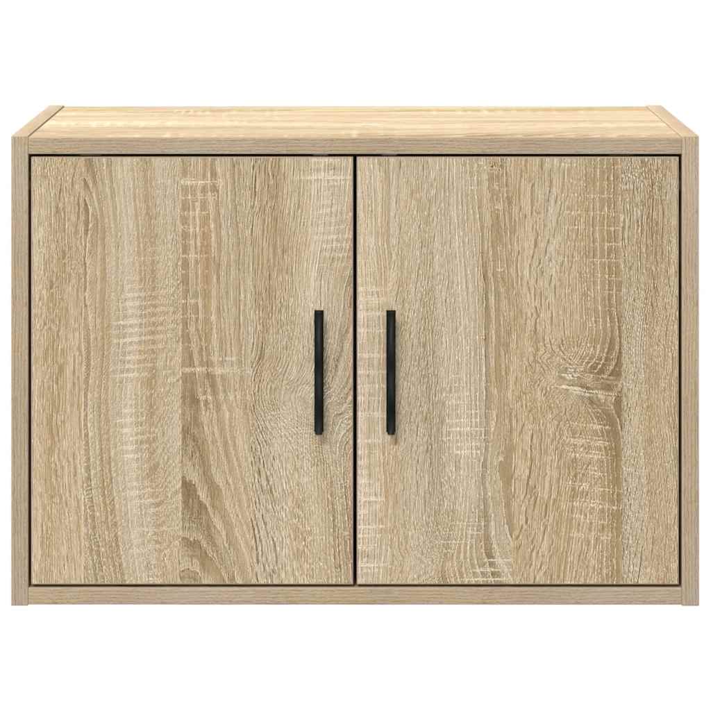 Garage Wall Cabinet Sonoma Oak Engineered Wood