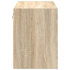 Garage Wall Cabinet Sonoma Oak Engineered Wood