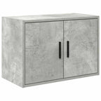 Garage Wall Cabinet Concrete Grey Engineered Wood