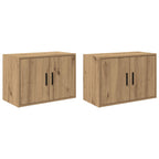 Garage Wall Cabinets 2 pcs Artisan Oak Engineered Wood