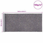 Non-slip Painter Fleece 10 m 180 g/m² Grey