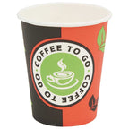 Paper Coffee Cups with Lids 1000 pcs 8oz 240ml