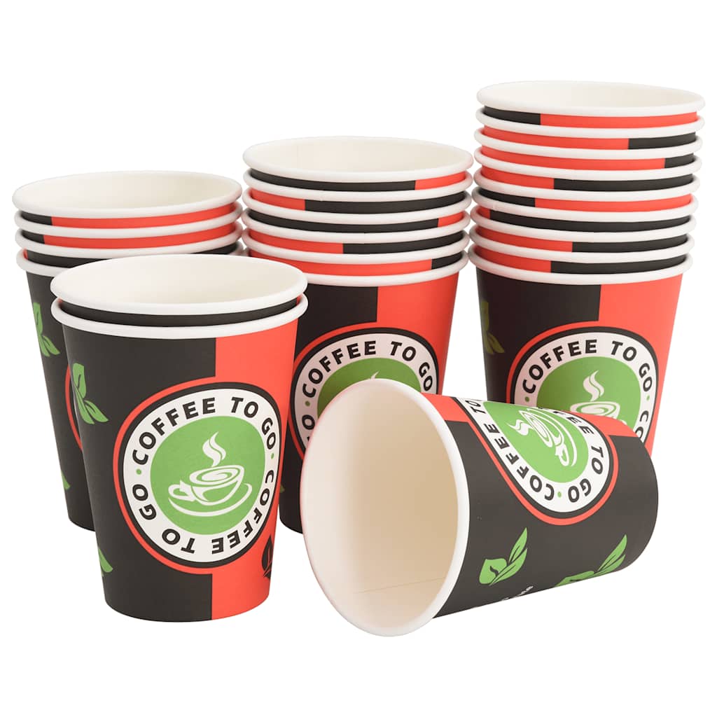 Paper Coffee Cups with Lids 1000 pcs 4oz 100ml