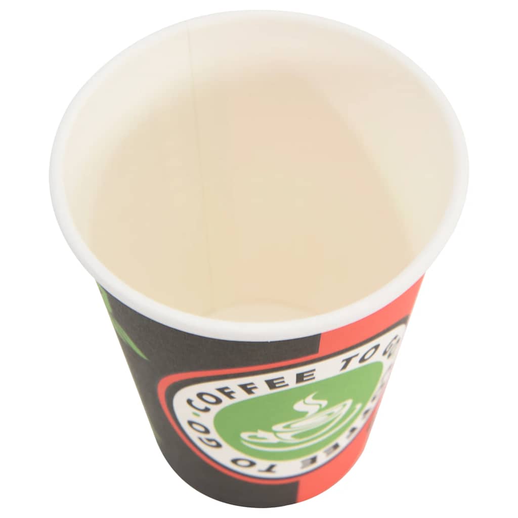 Paper Coffee Cups with Lids 1000 pcs 4oz 100ml