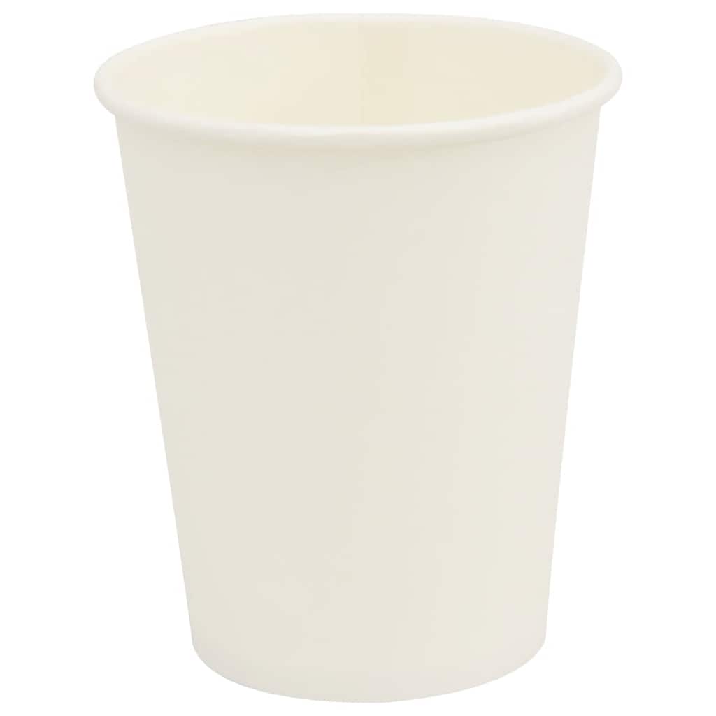 Paper Coffee Cups with Lids 1000 pcs 8oz 200ml