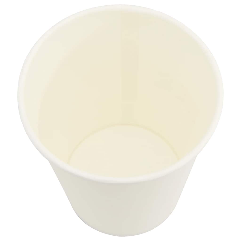 Paper Coffee Cups with Lids 1000 pcs 8oz 200ml
