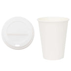 Paper Coffee Cups with Lids 1000 pcs 12oz 300ml
