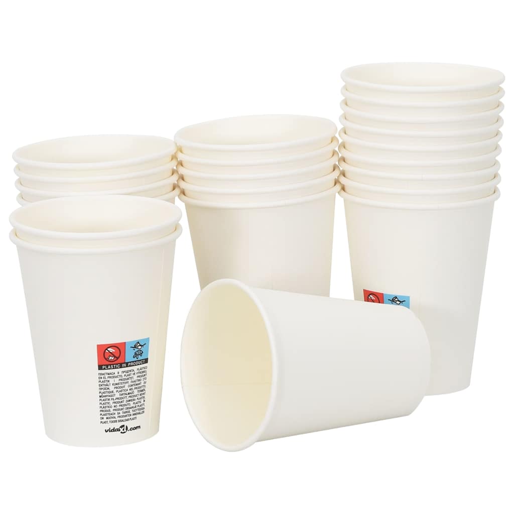 Paper Coffee Cups with Lids 1000 pcs 12oz 300ml