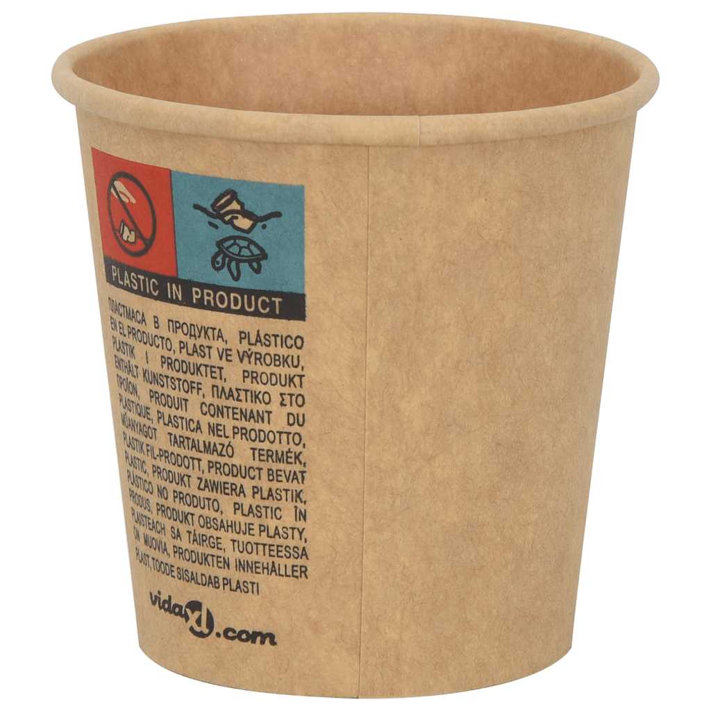 Paper Coffee Cups With Lids 1000 Pcs 4Oz 100Ml