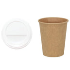 Paper Coffee Cups with Lids 1000 pcs 8oz 200ml
