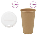 Paper Coffee Cups With Lids 1000 Pcs 4Oz 100Ml