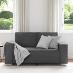 Sofa Chair Grey 160 x 78 x 84 cm Artificial Leather