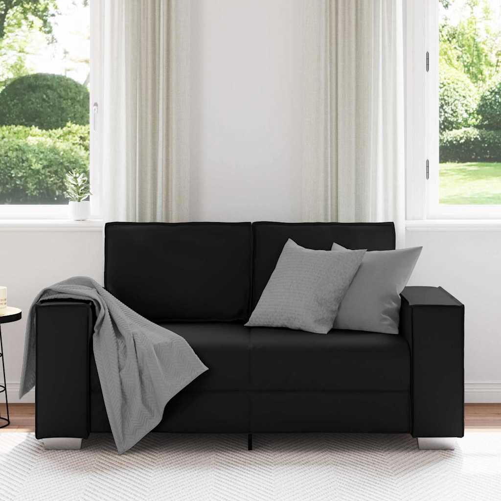 Sofa Chair Black 160 x 78 x 84 cm Artificial Leather