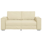 Sofa Chair Cream 180 x 78 x 84 cm Artificial Leather