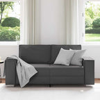 Sofa Chair Grey 180 x 78 x 84 cm Artificial Leather